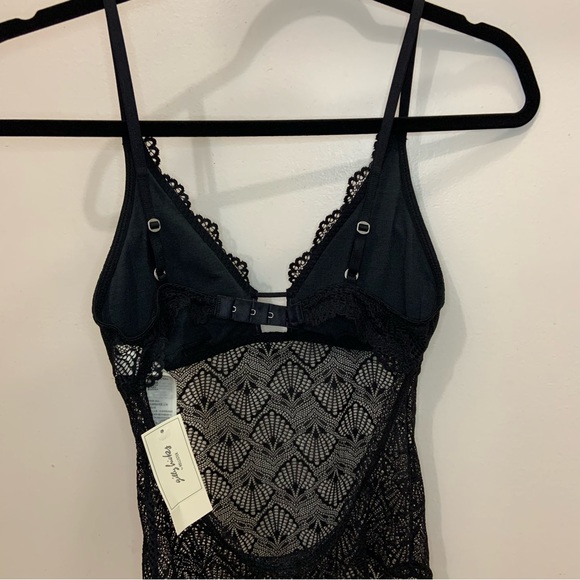 Gilly Hicks Black Lace Thong Bodysuit - Picture 9 of 10